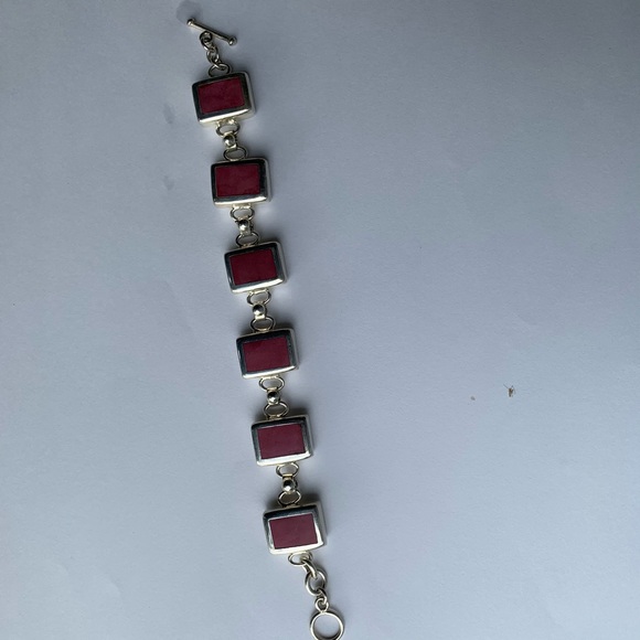 Reversible silver bracelet - Picture 4 of 4